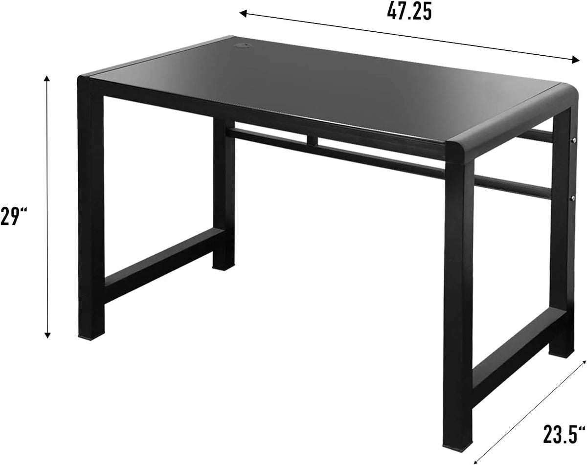 Tempered Glass Computer Desk M4225