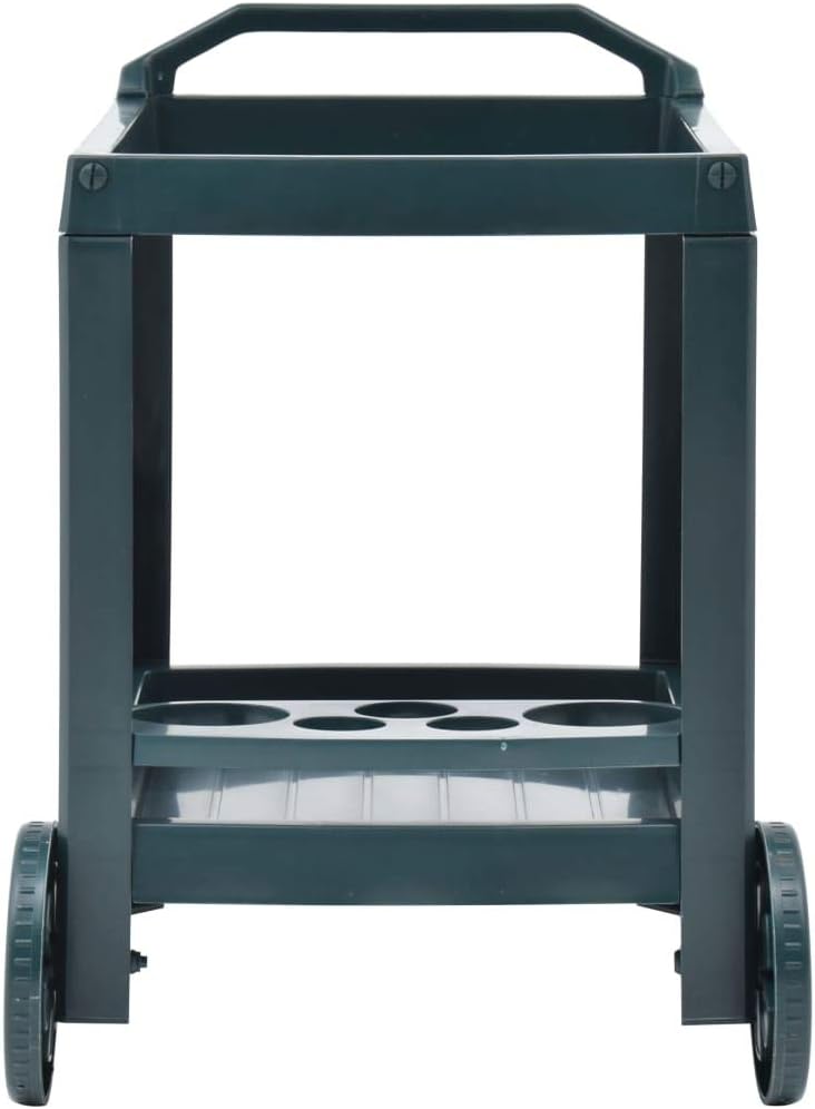 Green Plastic Beverage Cart M64321