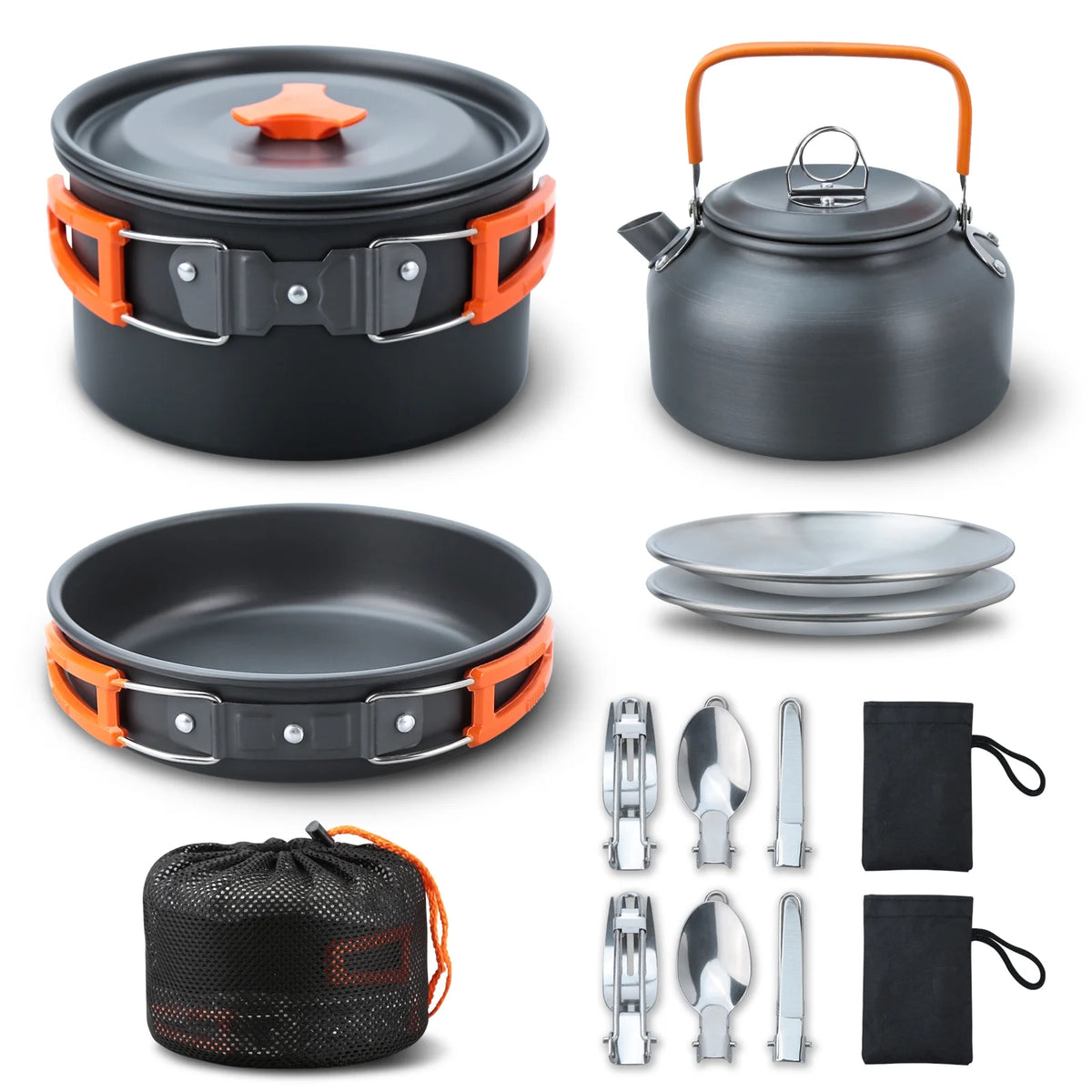 16pcs Camping Cookware Set N3814