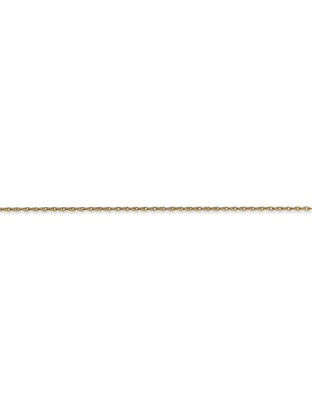 10k Yellow Gold Cable Rope Chain 16 Inch X3817
