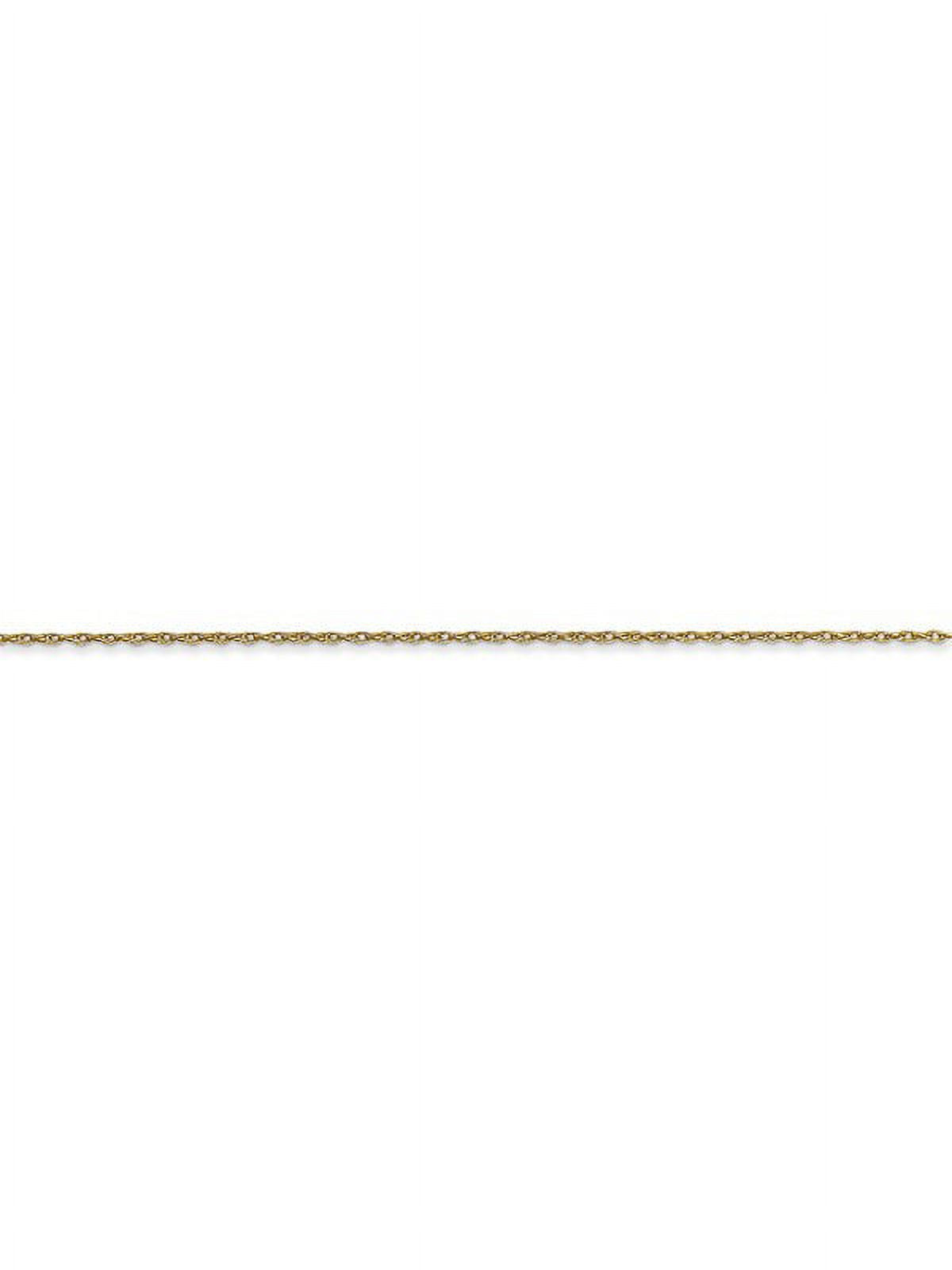 10k Yellow Gold Cable Rope Chain 16 Inch X3817