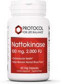 100mg Nattokinase Supplement 60 Veg Caps I399