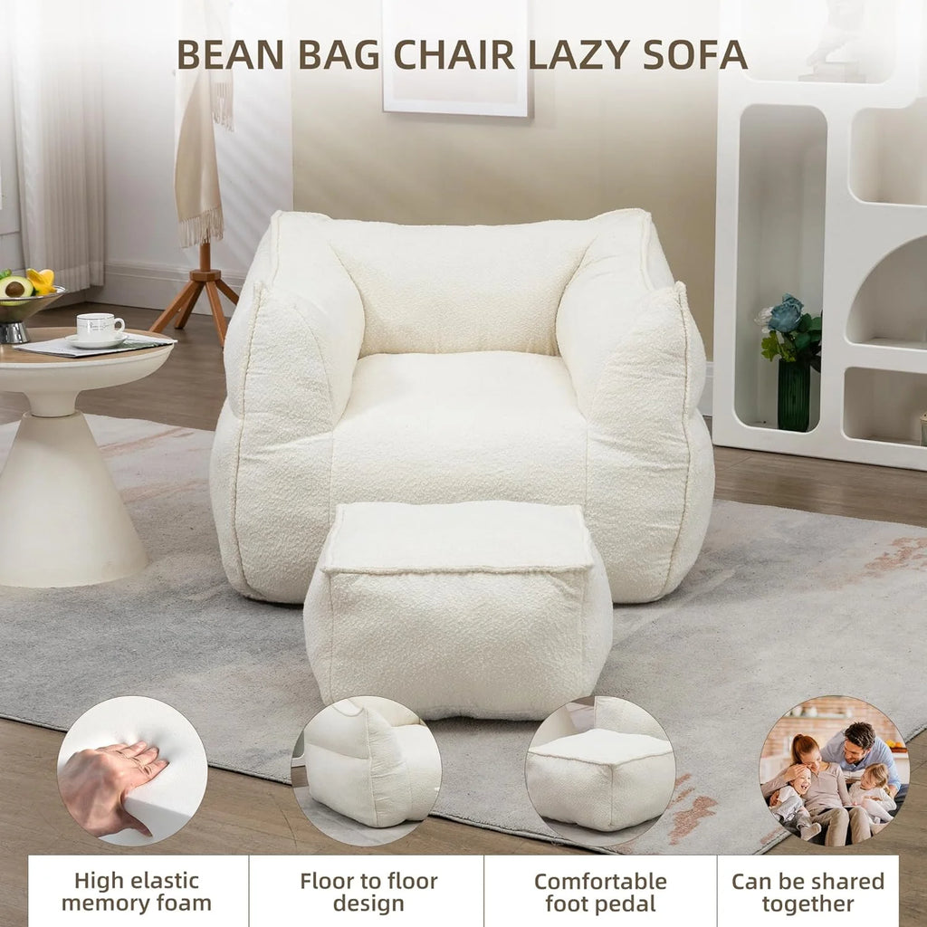 Sofa Chair with Ottoman U295