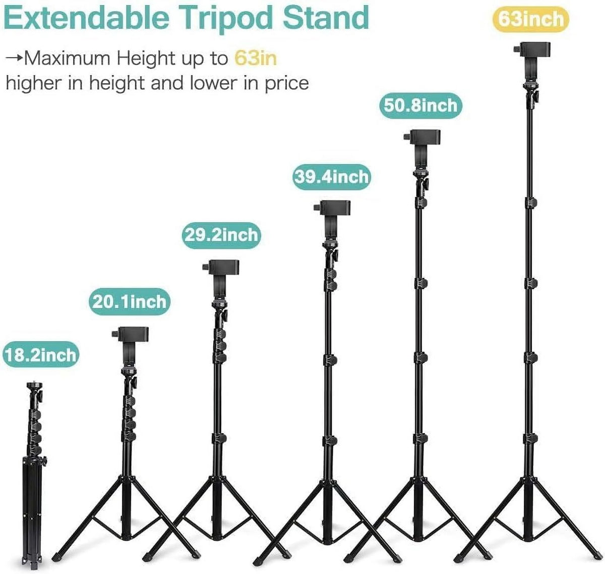 10 Ring Light with 62 Tripod Stand F817413