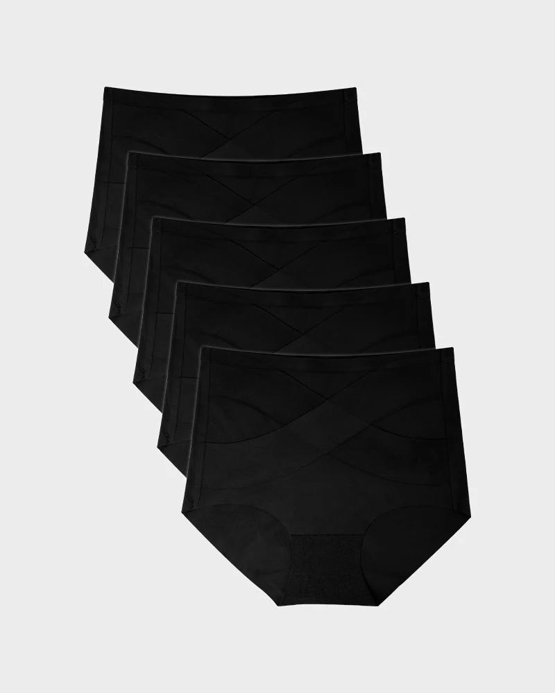 High-Waist Tummy Control Panties 5 Pack Q104933
