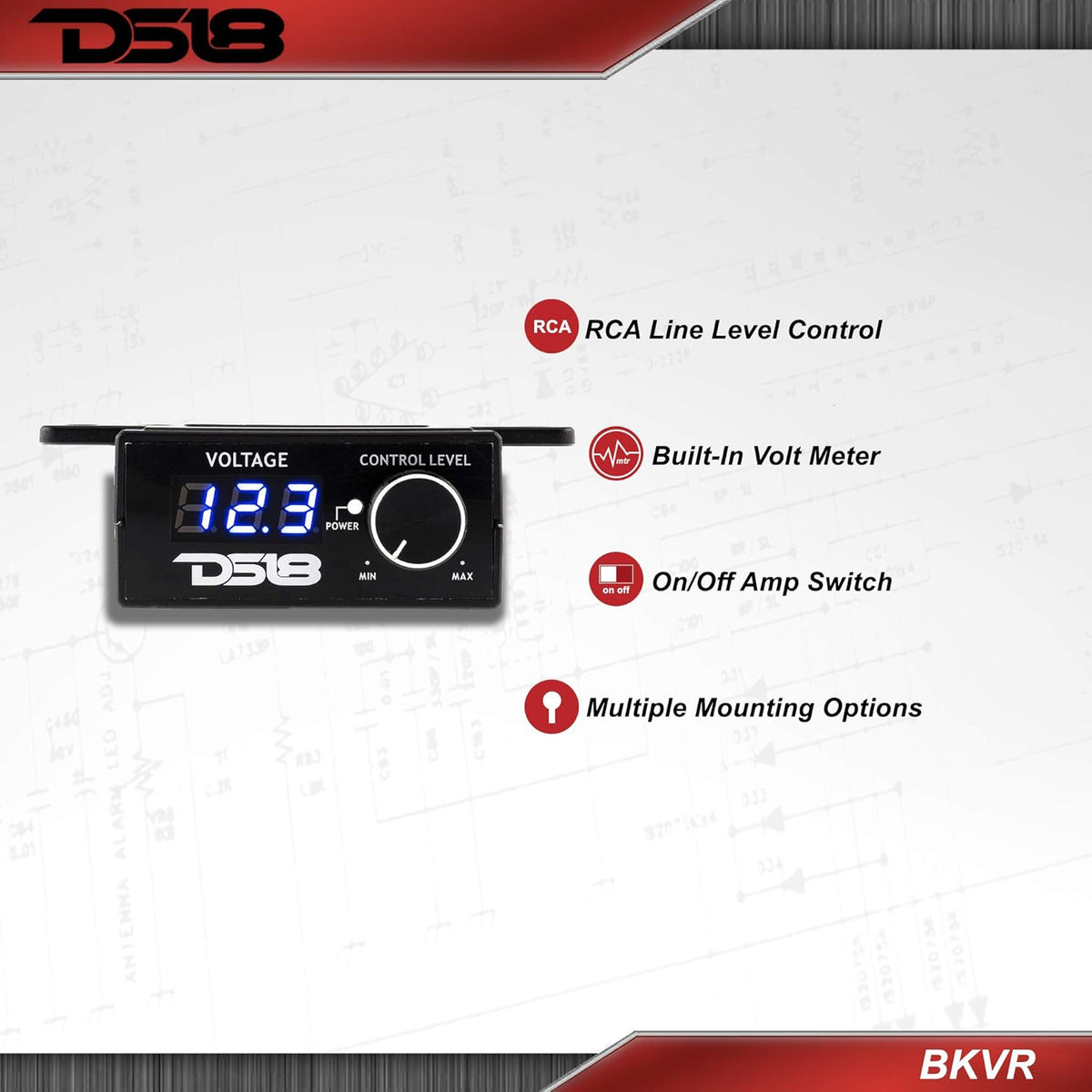 RCA Line Level Control with Volt Meter Y342972