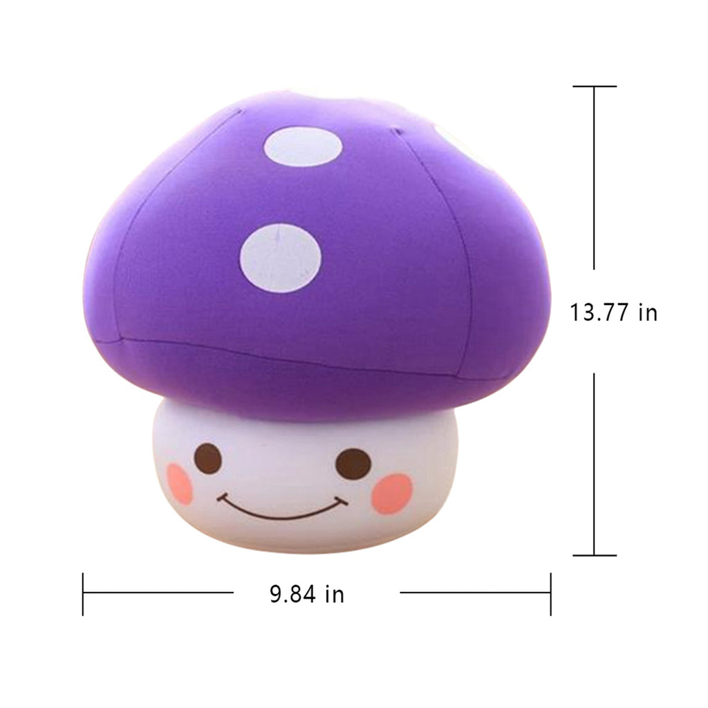 Cartoon Mushroom Stuffed Plush Throw Pillow Y669