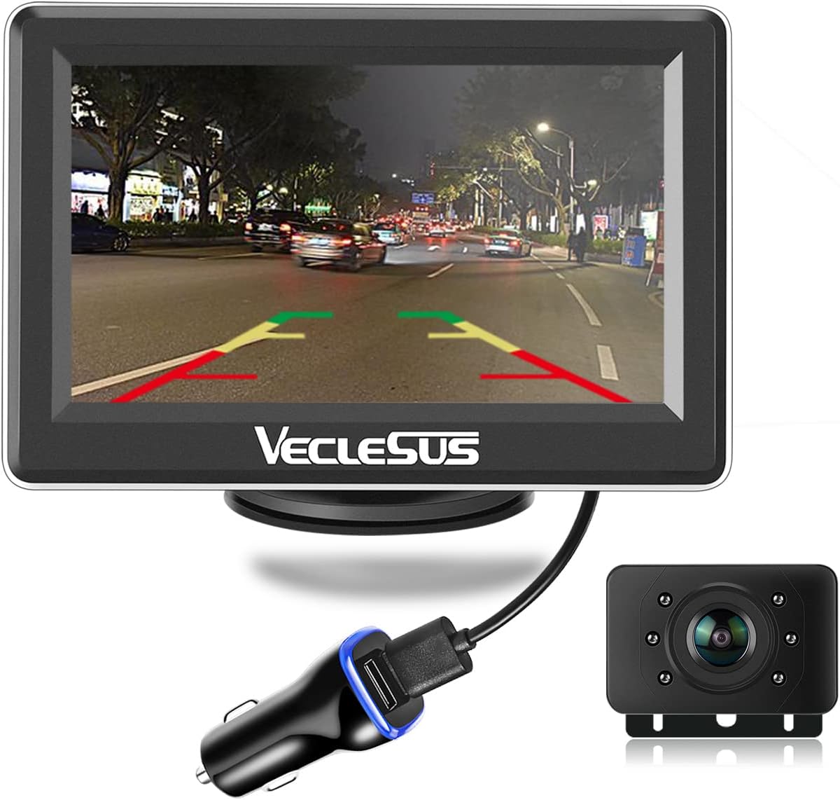 1080P HD Wireless Backup Camera System with 4.3" LCD Monitor U201967