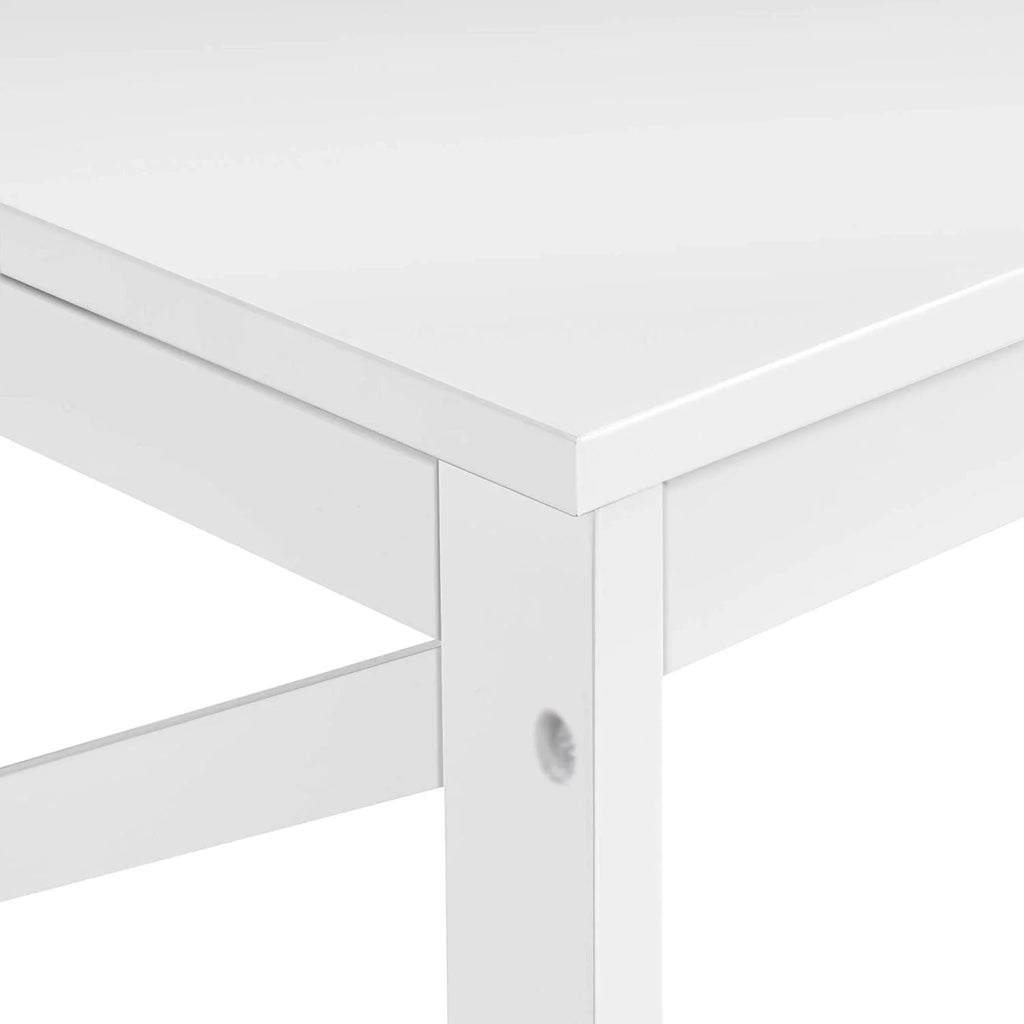 White 2-Tier Wood Coffee Table with Storage Shelf Z4590