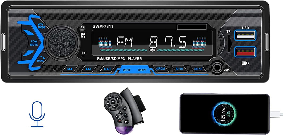 Single Din Bluetooth 7 inch Car Stereo Radio T248198