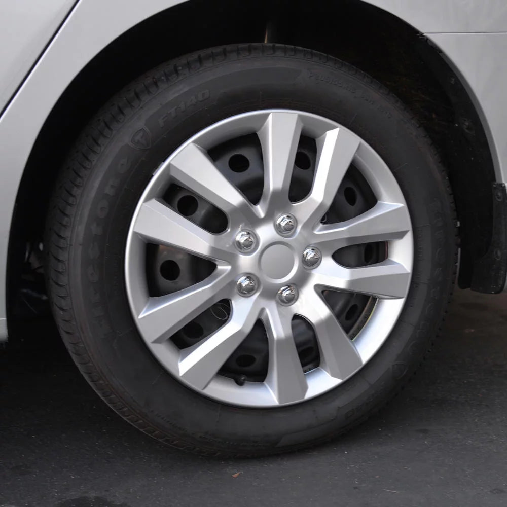 16 Inch Silver Wheel Covers (4 Pieces) D875988