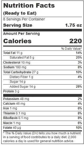12 per case 14 Ounce Cheese Danish W746