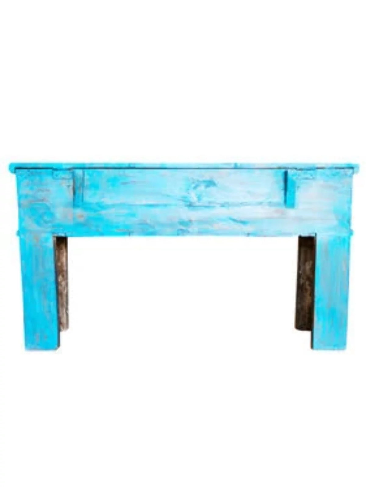 Blue Rustic Console Table Storage Chest Z2234