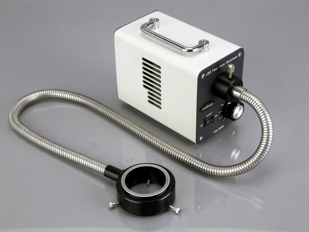 20W LED Fiber Optic Ring Light Microscope Illuminator Z106458