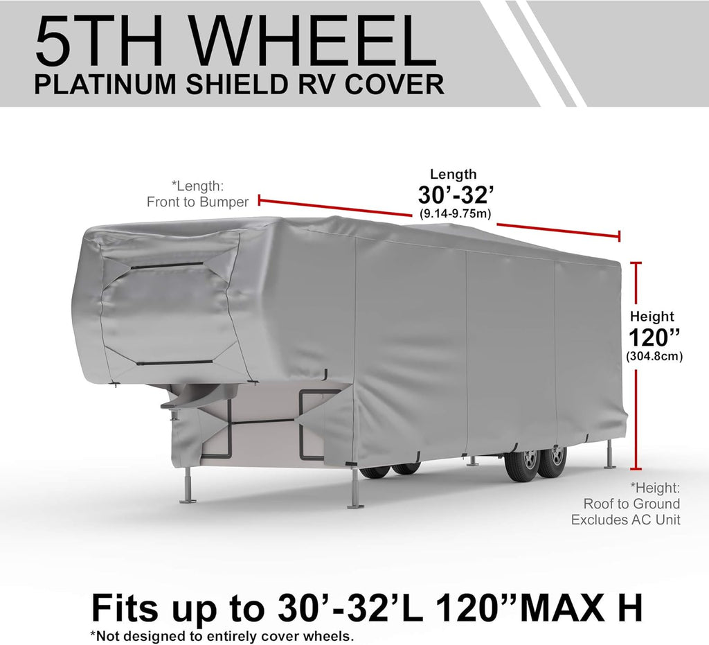 Weatherproof RV Cover for 5th Wheel RV 20' - 23' Long M1225