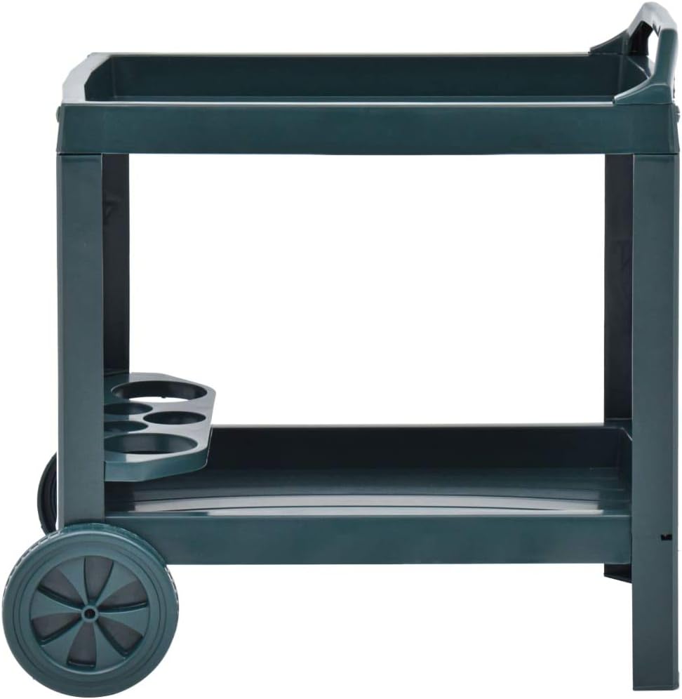 Green Plastic Beverage Cart M64321