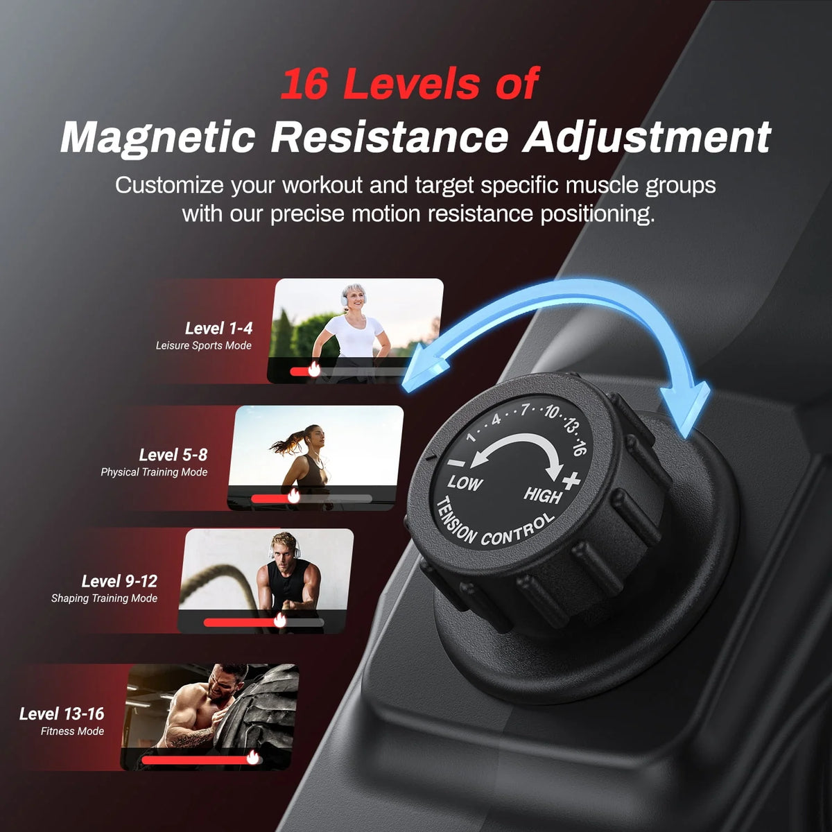 Magnetic Rowing Machine with Bluetooth E21471