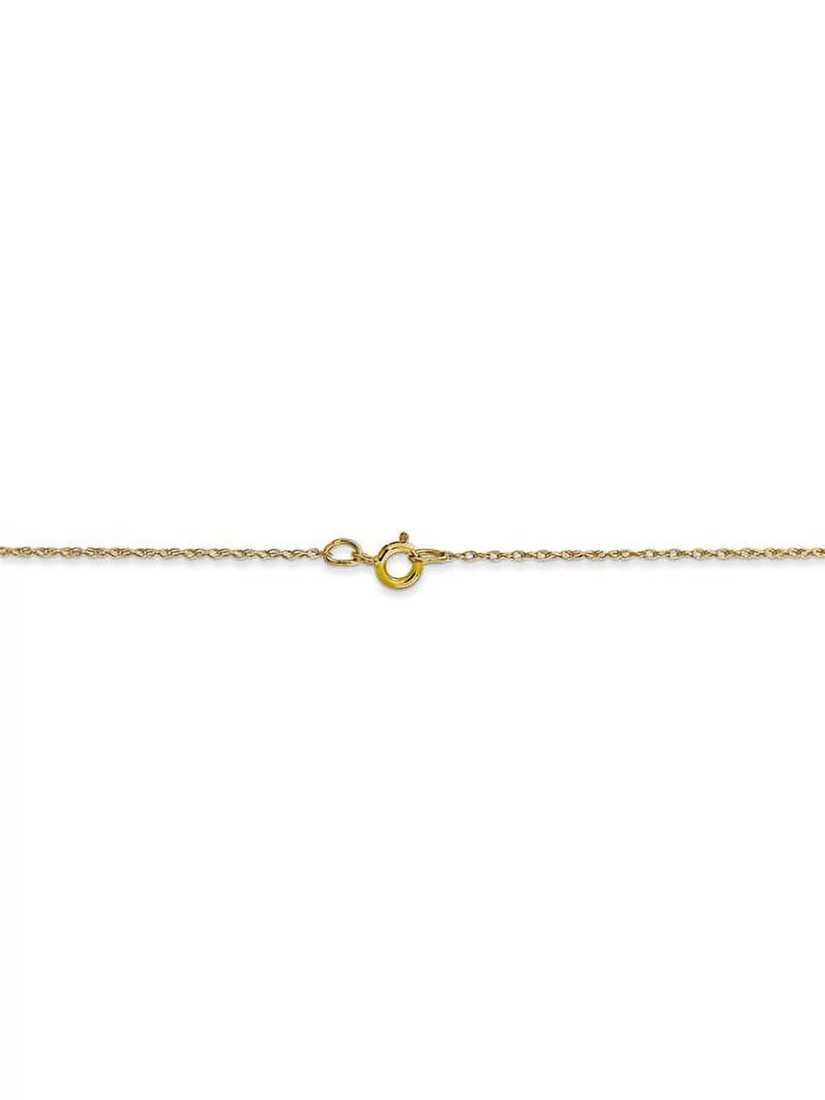 10k Yellow Gold Cable Rope Chain 16 Inch X3817