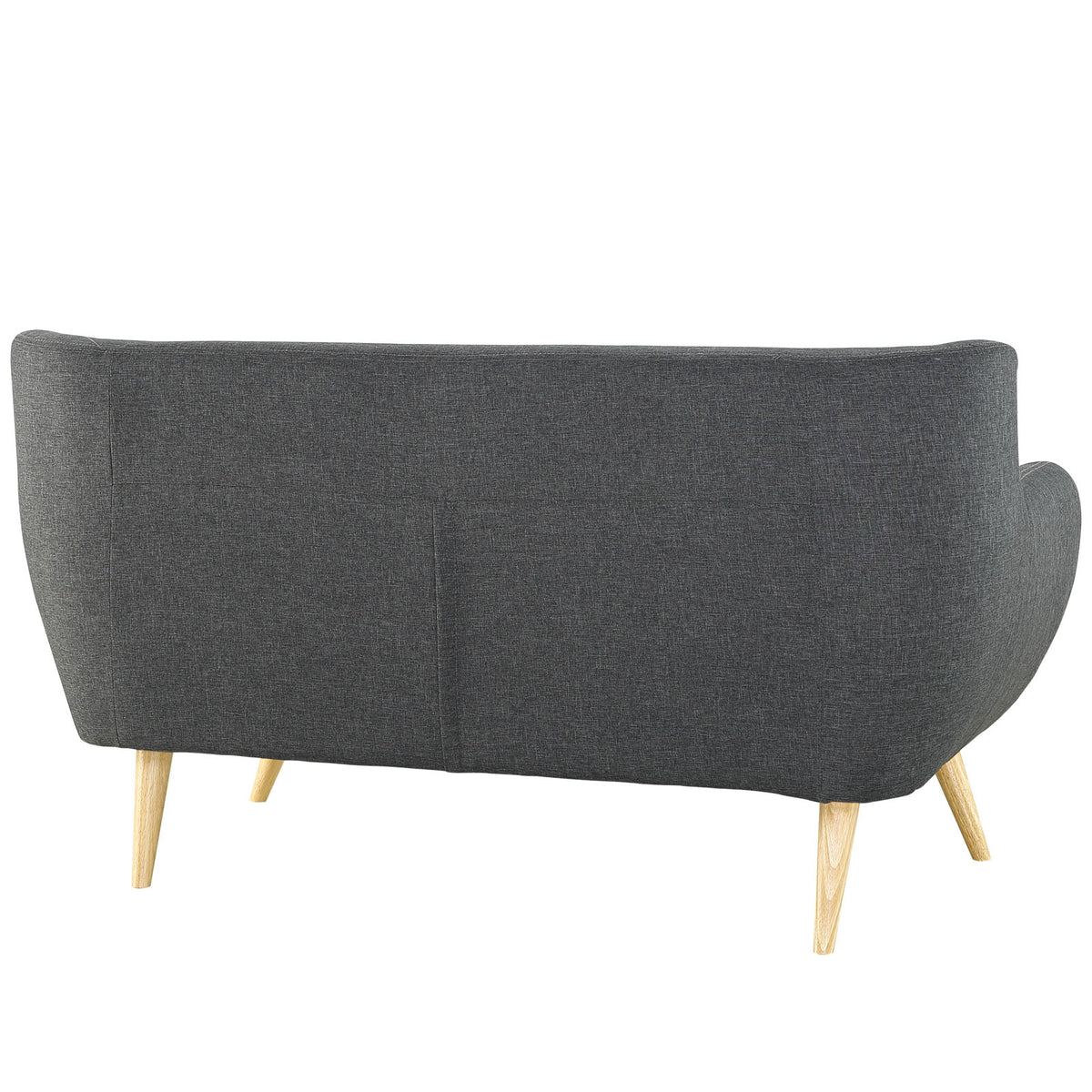 Grey Fabric Two PCS Living Room Set U6254
