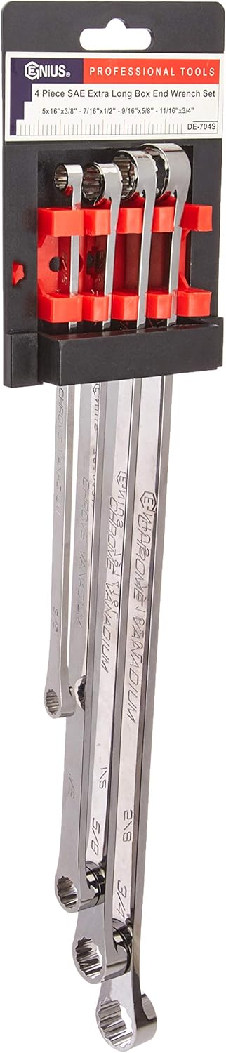 4PC SAE Extra Long Box End Wrench Set E388954