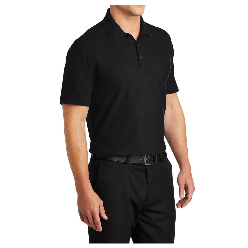 Men Short Sleeves Core Classic Polo Deep Black 6X-Large B95445