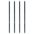 1/2 in. x 60 in. Black Steel Plumbing Pipe (4-Pack) W439628