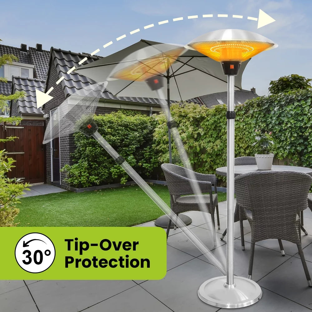 1500W Stainless Steel Patio Electric Heater G94574