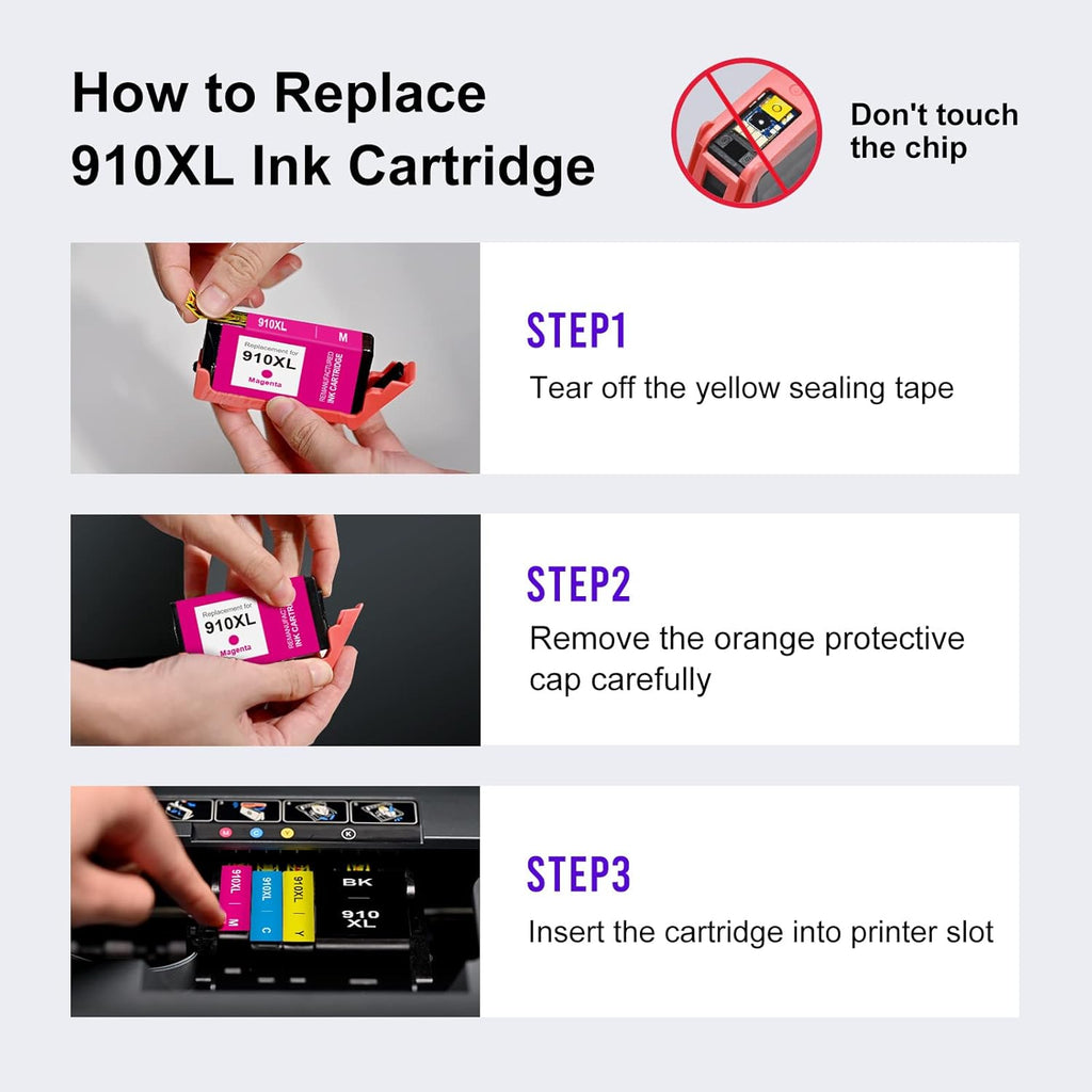 Remanufactured Ink Cartridge Replacement (Black, Cyan, Magenta, Yellow) L999815