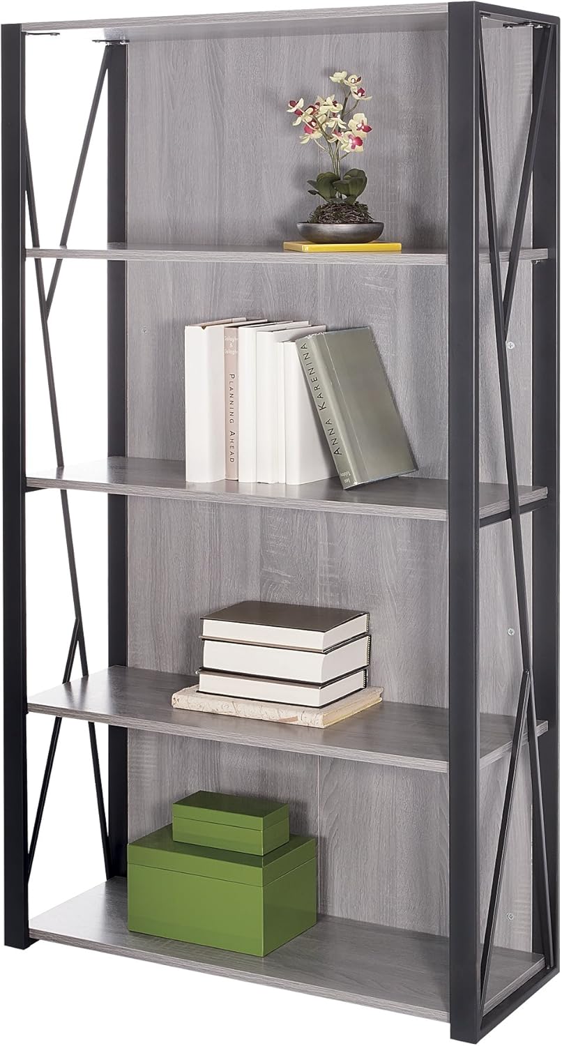 Gray Bookcase C1210