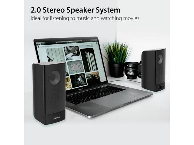 10W Bluetooth Computer Speakers, Wireless & Wired Stereo, AC Powered H112