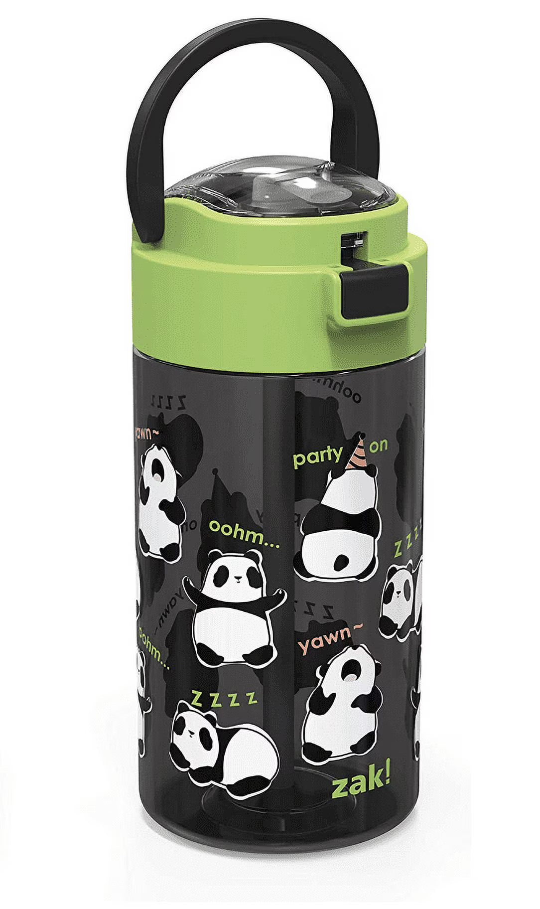 18 oz Plastic Water Bottle with Easy-Open Button Lid F6507