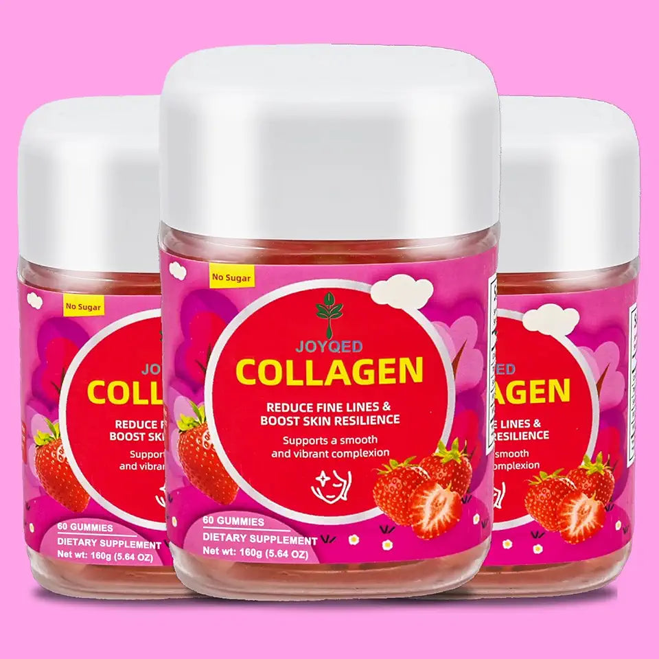 Collagen Gummies with Vitamin C, Zinc, Fish Collagen Peptides D41048
