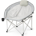 Oversized Gray Camp Chair C30650