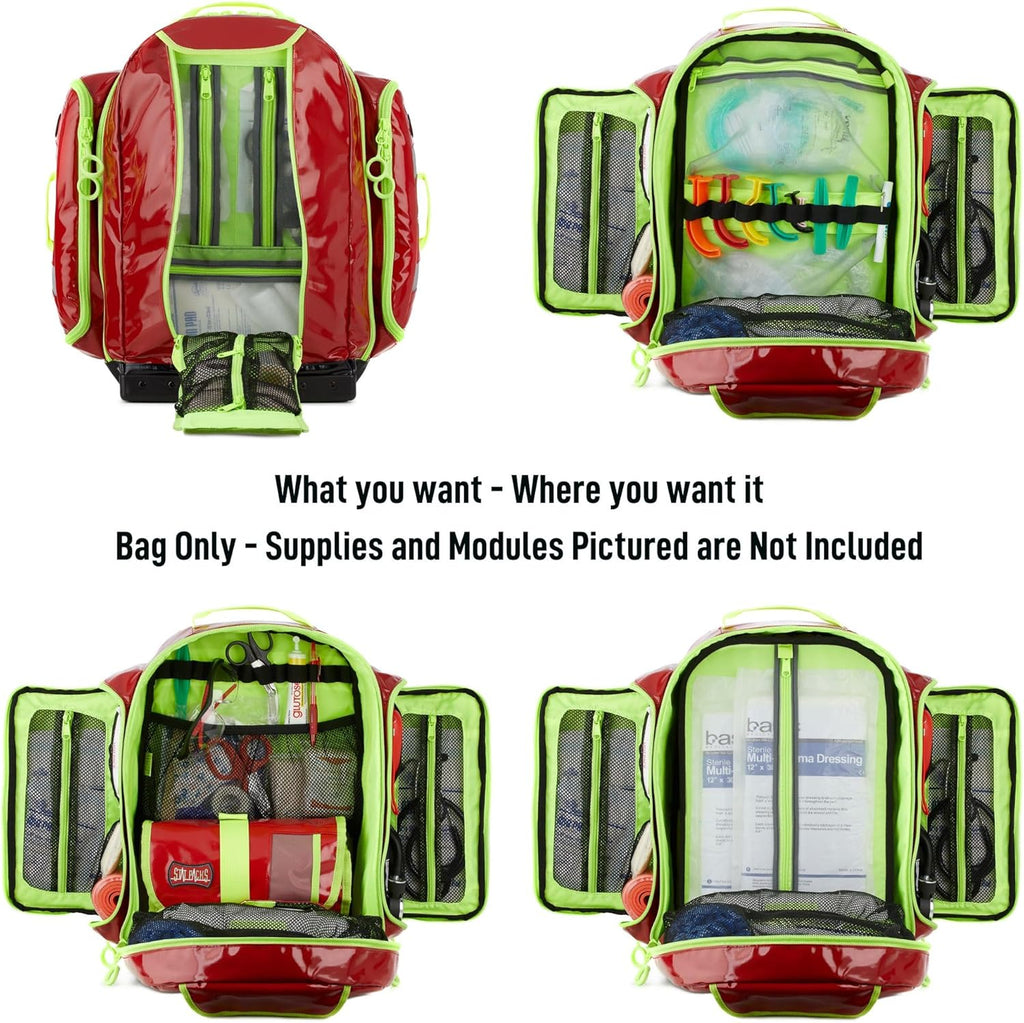 Black BLS ALS Medic Backpack Jump Bag B64248