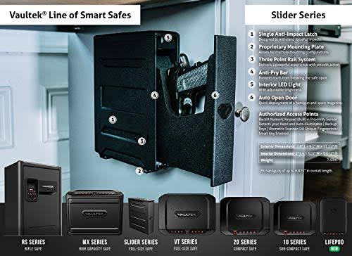 Biometric Bluetooth Slider Safe N96552