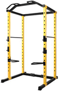 1000-Pound Capacity Adjustable Power Cage with J-Hooks and Dip Bars I533567
