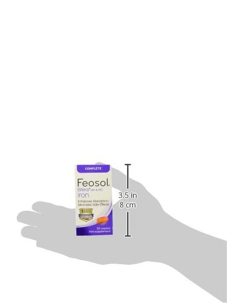 30 Caplets (3 Pack) Iron Supplement Z60750