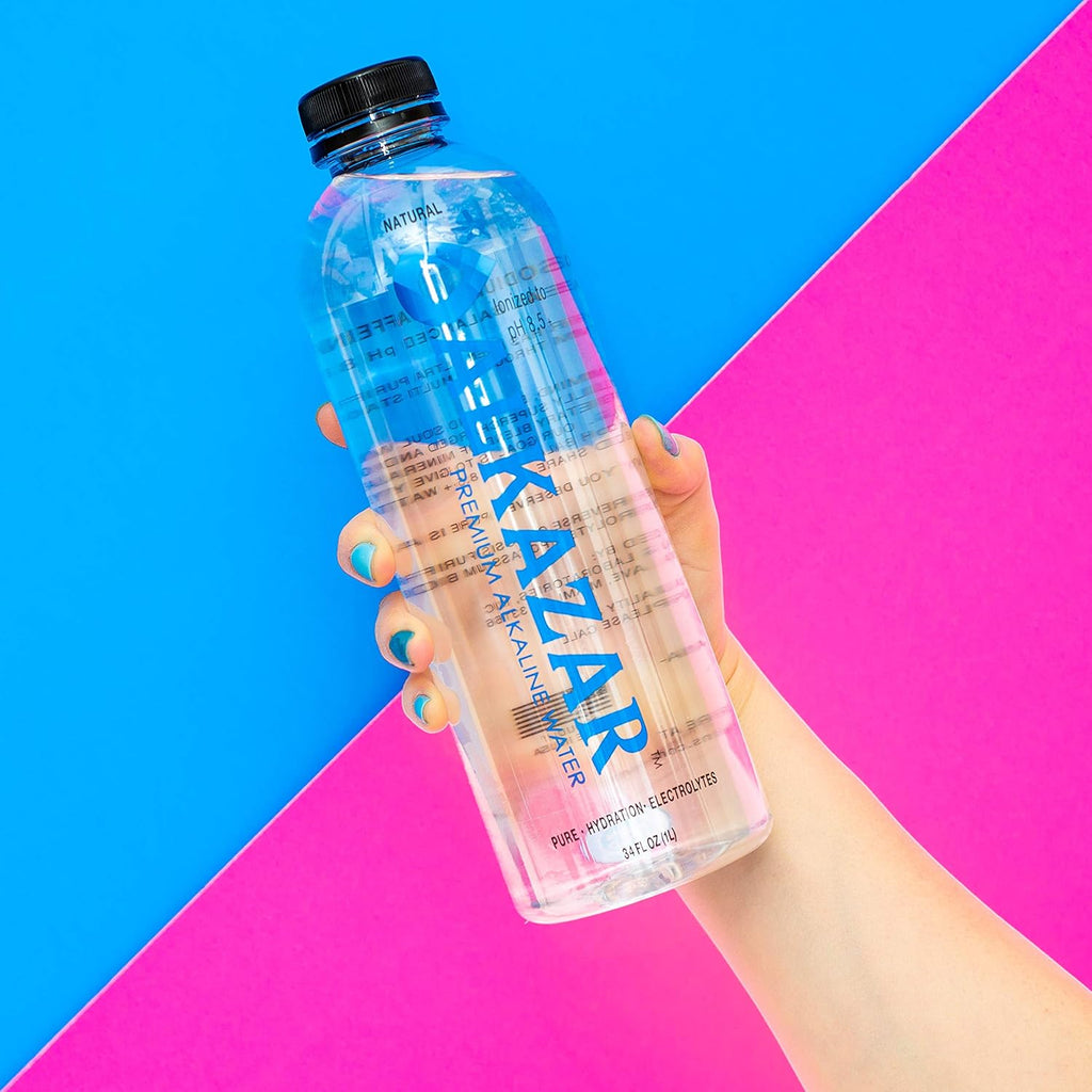 Alkaline Water pH 8.5+ with minerals and electrolytes 34 FL OZ Bottle 12 Pack D174
