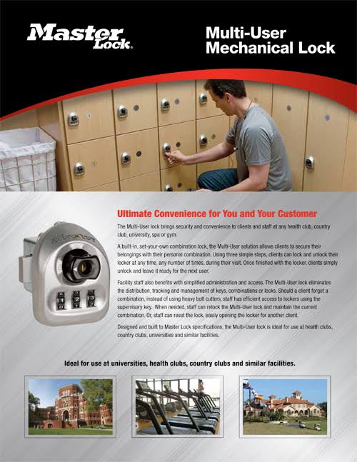 Mechanical Built-in Lock P7620