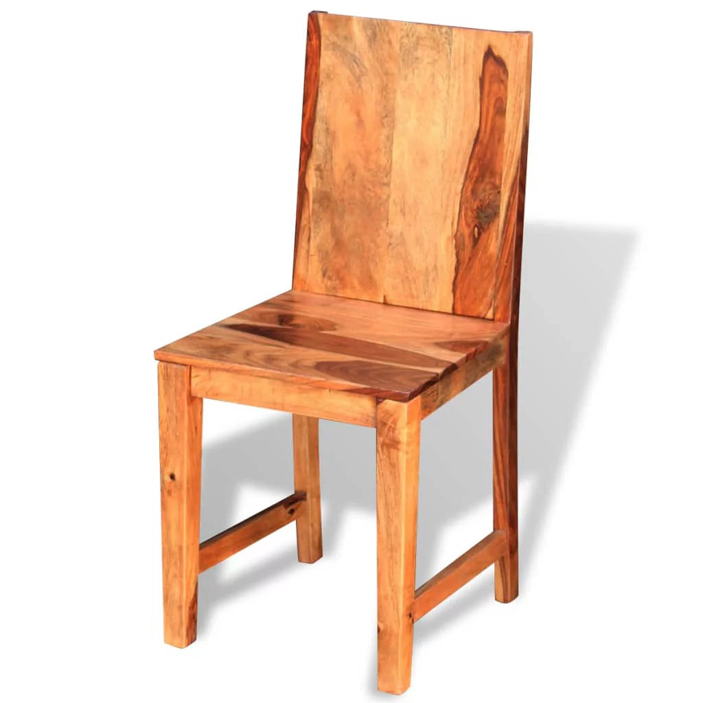 4 pcs Solid Sheesham Wood Dining Chairs J315