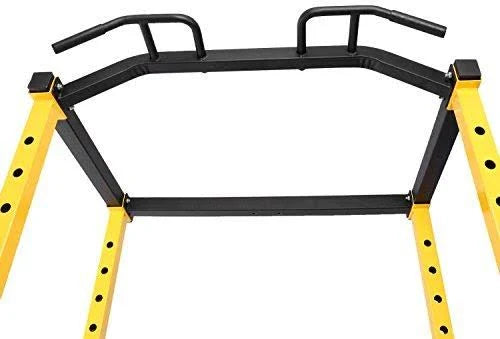 1000-Pound Capacity Adjustable Power Cage with J-Hooks and Dip Bars I533567