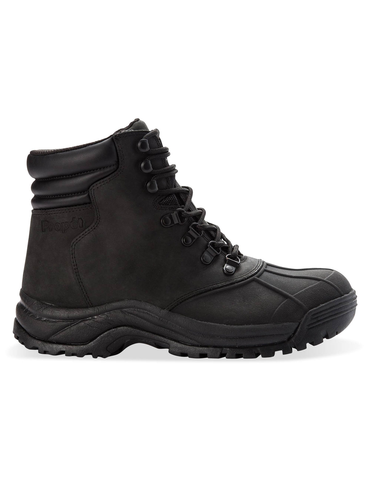 Black Mid Lace Boots O7749