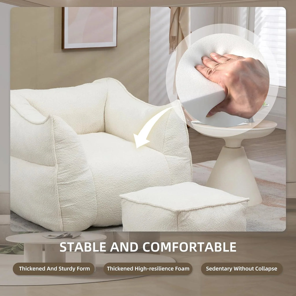Sofa Chair with Ottoman U295