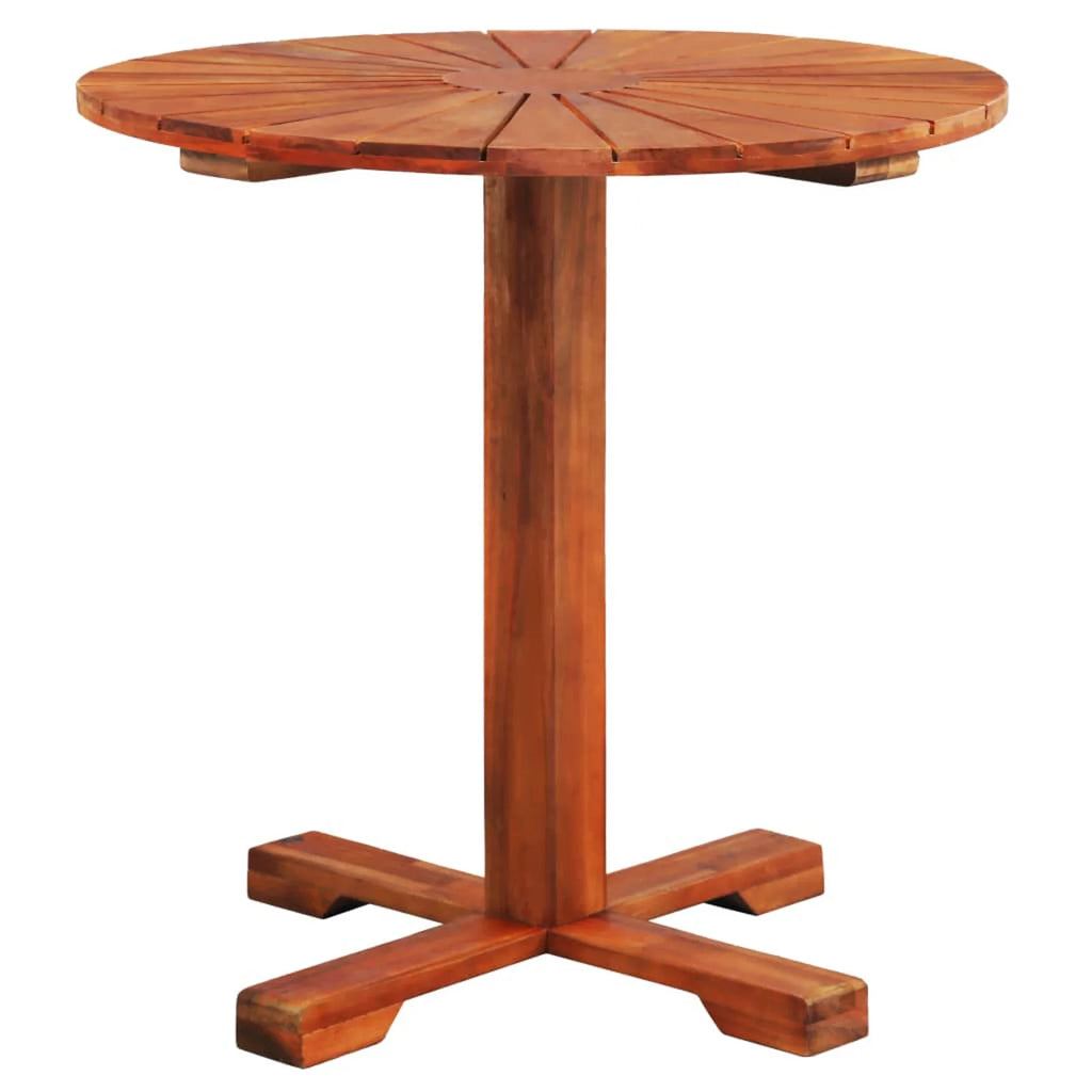 Acacia Wood Counter Height Bistro Table 27.6 x 27.6 Inches R2135
