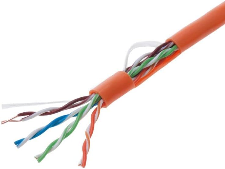 1000ft Cat5e Gray Solid 24AWG Shielded FTP Bulk Network Cable Pack of 2 B94797