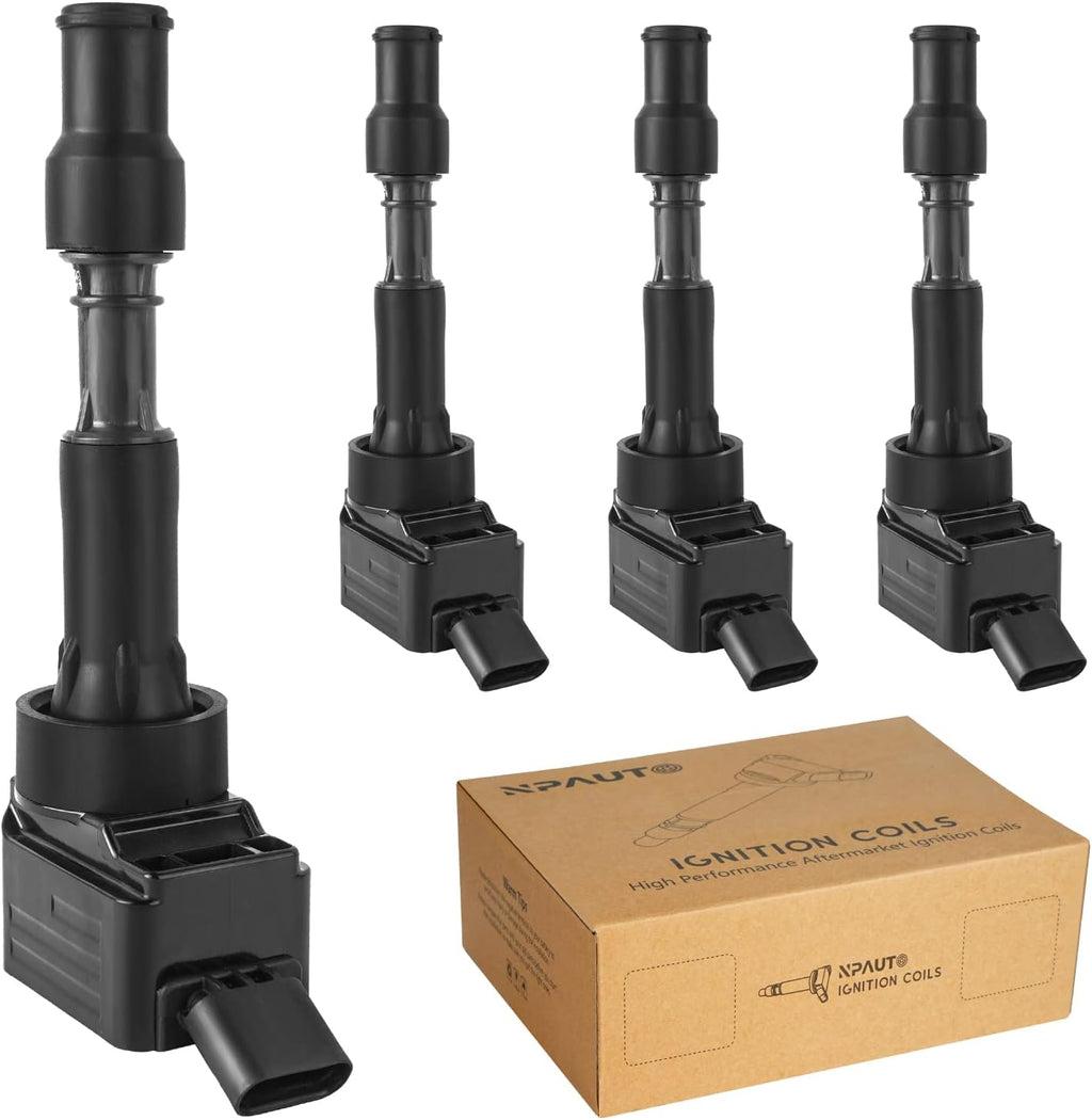 Ignition Coil Pack Set of 4 for 2.0L L4 Hyundai Elantra Sonata Veloster Kia Forte Optima P858