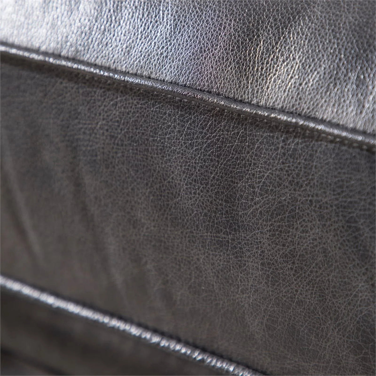 Grey Leather Chesterfield Sofa I9160