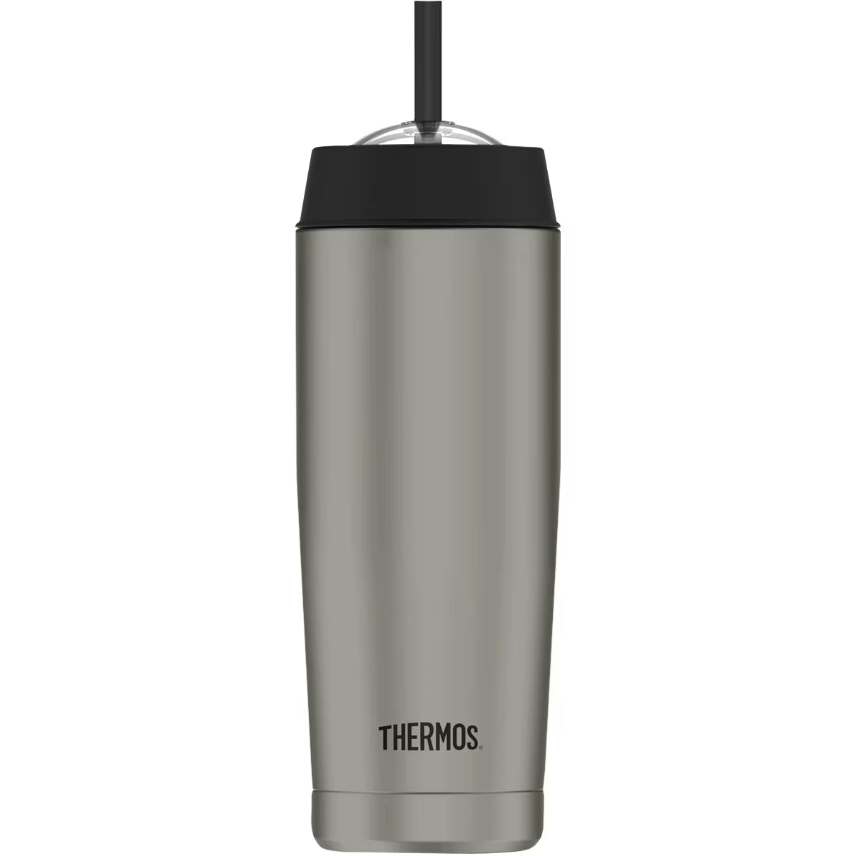 16 oz Vacuum Insulated Stainless Steel Cold Cup with Straw D9351