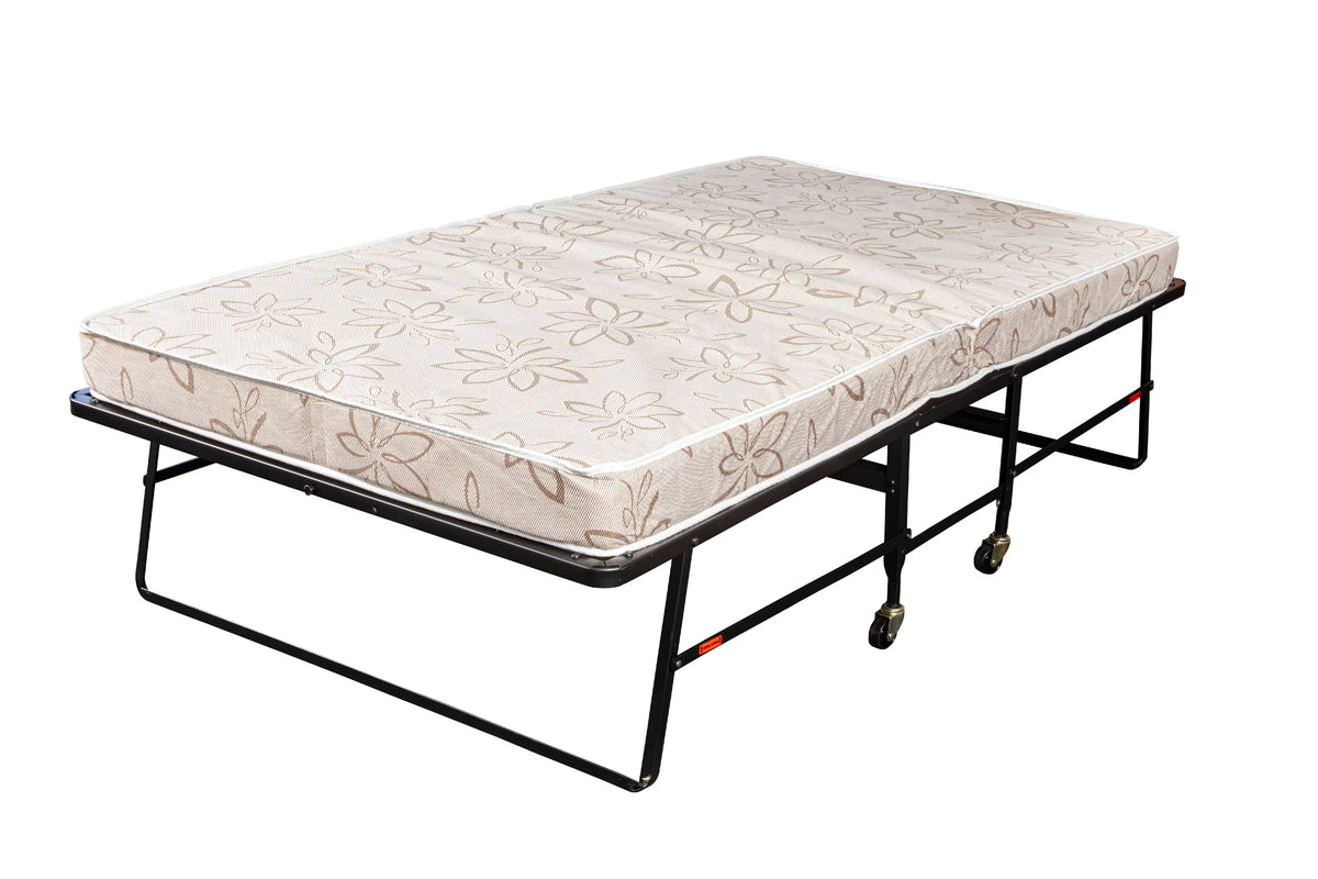 Rollaway Bed with Fiber Mattress Twin Steel Construction M920