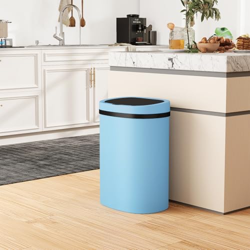 13 Gallon Automatic Touch Free Trash Can with Lid B2559